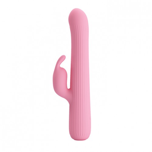 Вибратор с ротацией Julian розовый