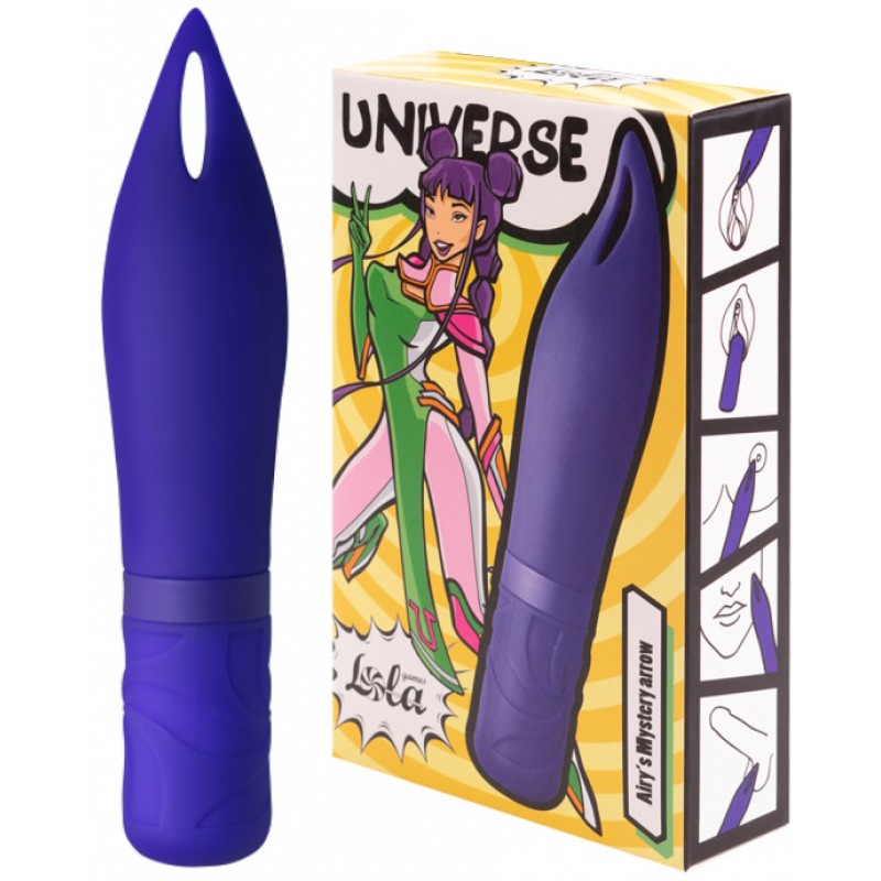 Перезаряжаемый вибростимулятор Universe Airy’s Mystery Arrow Blue