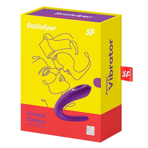 Вибратор для пар Satisfyer Double Classic
