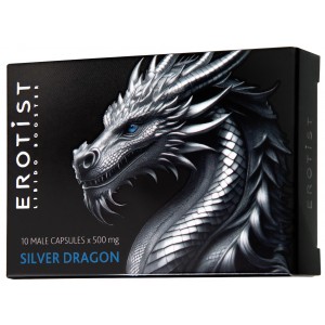 Мужские капсулы для усиления эрекции Erotist Silver Dragon 10 капсул