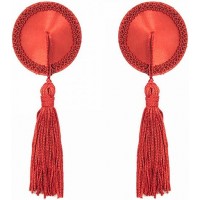 Красные пэстисы с кисточками