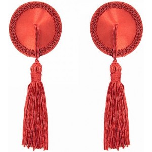 Красные пэстисы с кисточками