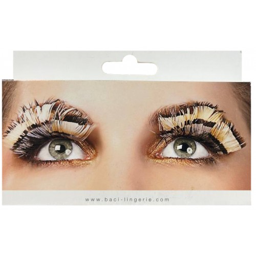 Накладные ресницы в полоску с перьями Baci