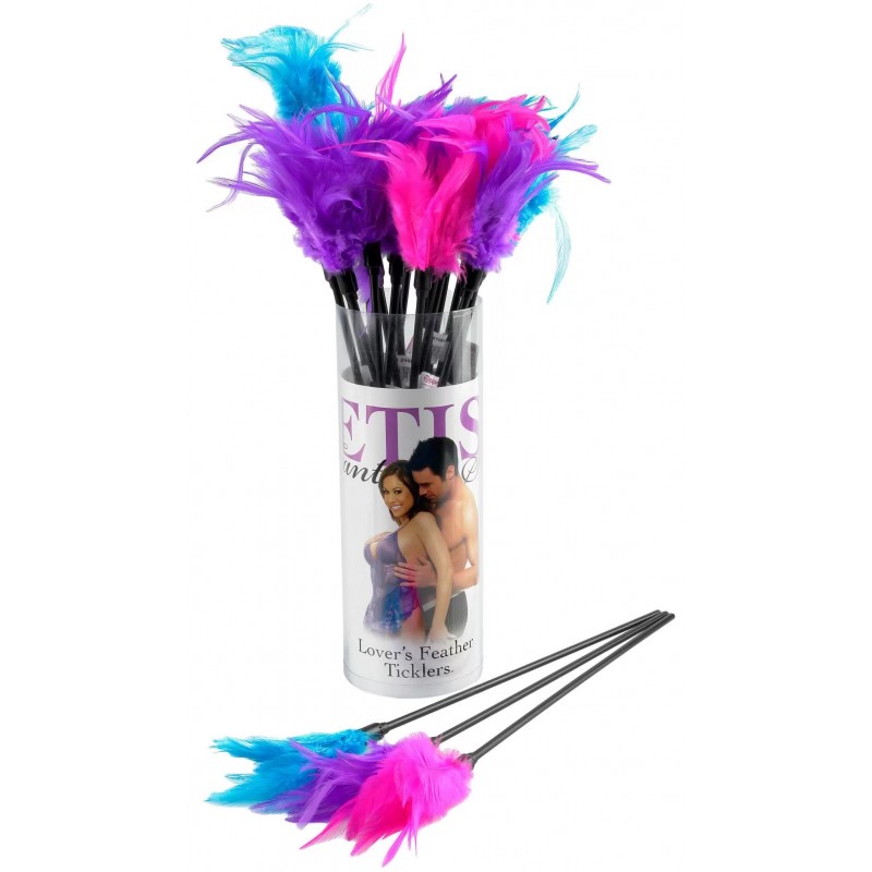 Тиклер-щекоталка Pipedream с цветным пером 33 см (в ассортименте)