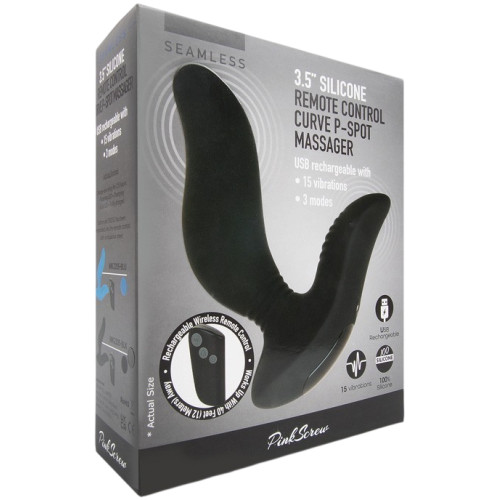 Рельефный вибростимулятор простаты P-Spot Massager с пультом ДУ