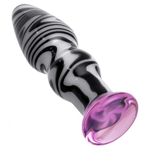 Анальная втулка Sexus Glass, стекло, белый, 12,5 см, Ø 3,5 см