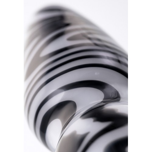 Анальная втулка Sexus Glass, стекло, белый, 12,5 см, Ø 3,5 см