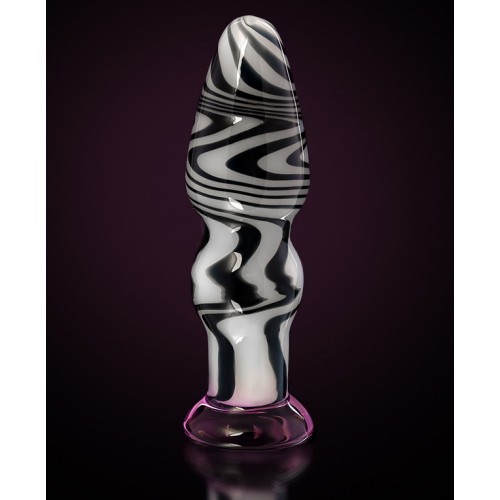 Анальная втулка Sexus Glass, стекло, белый, 12,5 см, Ø 3,5 см