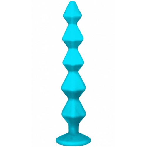 Анальная цепочка с кристаллом Emotions Buddy Turquoise