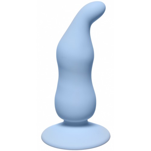 Анальная втулка для стимуляции простаты Waved Anal Plug Blue