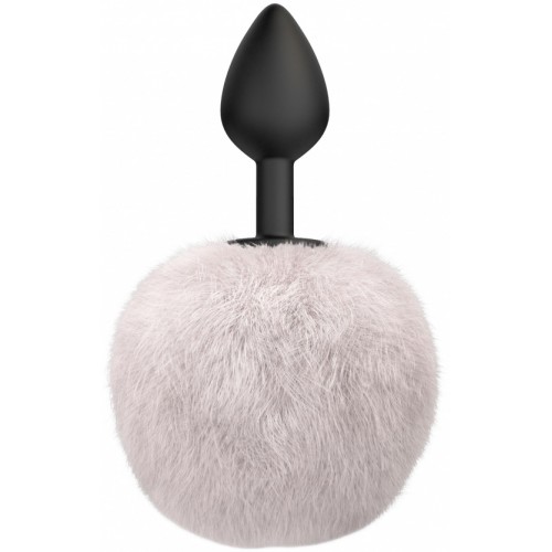 Анальная пробка с хвостиком Emotions Fluffy White