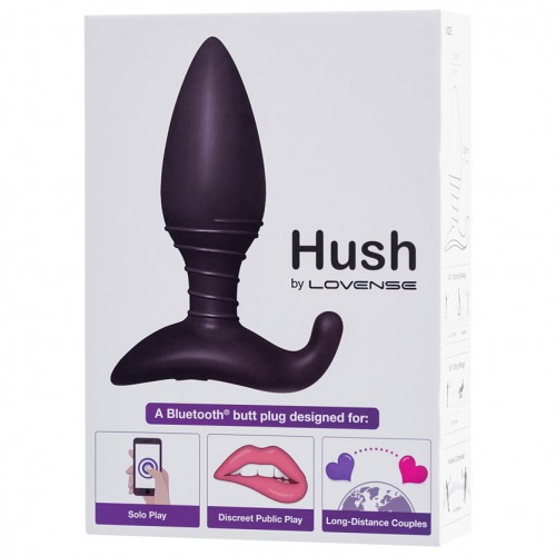 Анальная смарт-пробка Lovense Hush S диаметр 3,8 см