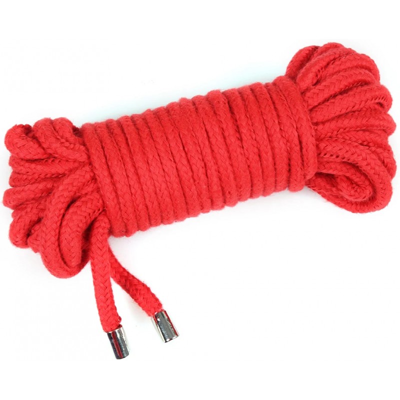 Бондажная хлопковая веревка красная 5 метров