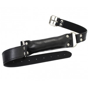 Чёрный кляп-трензель (иной угол)