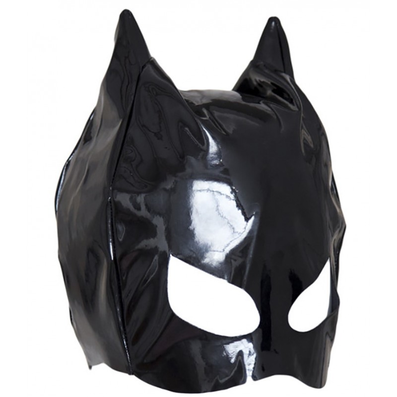 Маска кошки лакированная