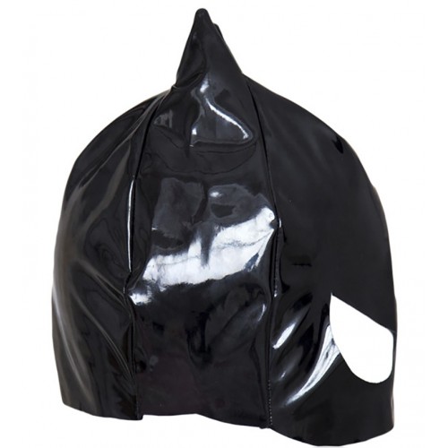 Маска кошки лакированная