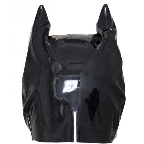 Маска кошки лакированная