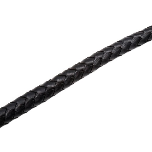 Хлыст черный с плетеной рукоятью
