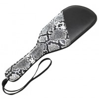 Пэдл черный с змеиным принтом