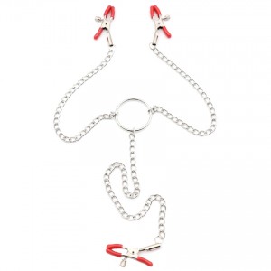 Зажимы для сосков и клитора красные