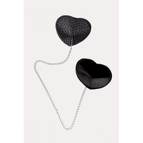 Пэстисы для груди сердца с цепочкой