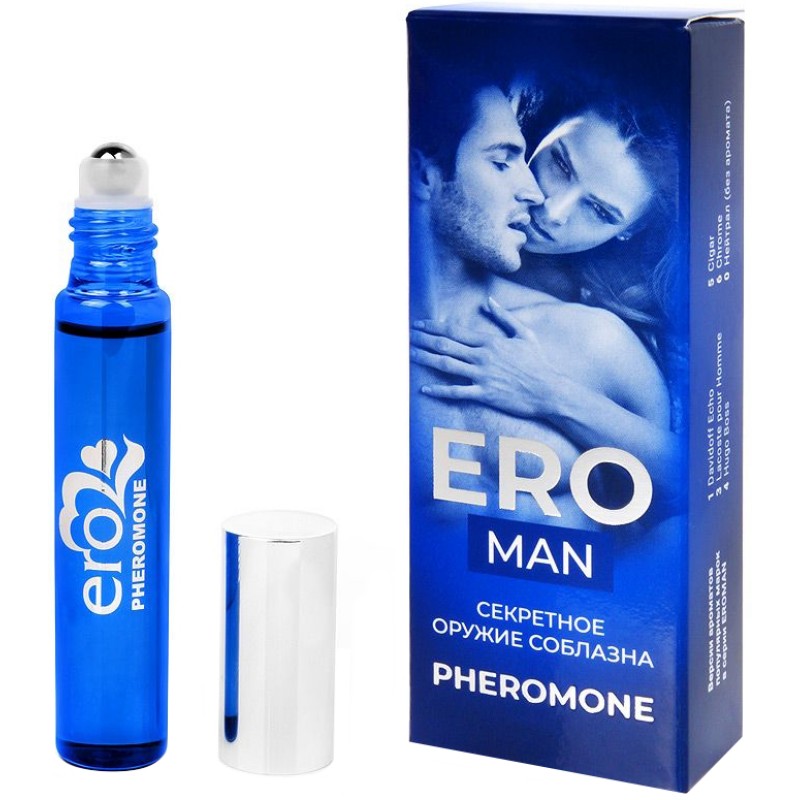 Мужские духи с феромонами Eroman №6 Chrome Azzaro 10 мл