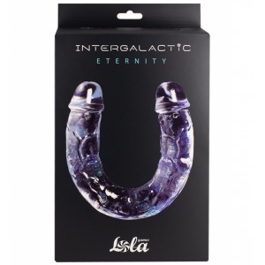 Двусторонний прозрачный фаллоимитатор Intergalactic Eternity