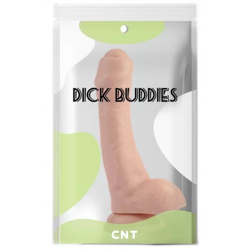 Реалистичный фаллоимитатор с закрытой головкой Super Sex Cock 21 см