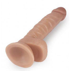 Реалистичный телесный фаллоимитатор Real Extreme 22 см (иной угол)