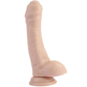 Реалистичный фаллоимитатор с закрытой головкой Super Sex Cock 21 см
