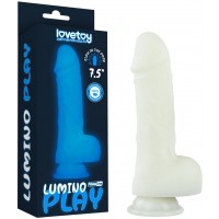 Светящийся в темноте фаллос на присоске Lumino Play Dildo 19 см