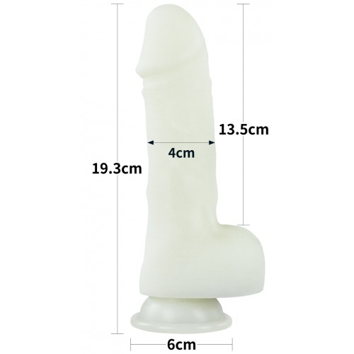 Светящийся в темноте фаллос на присоске Lumino Play Dildo 19 см