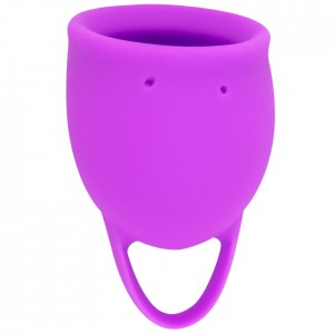 Менструальная чаша Natural Wellness Wellnes Tulip Pink 20 мл (иной угол)