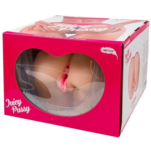 Мастурбатор реалистичный Juicy Pussy Giovanna, TPE, телесный, 20 см