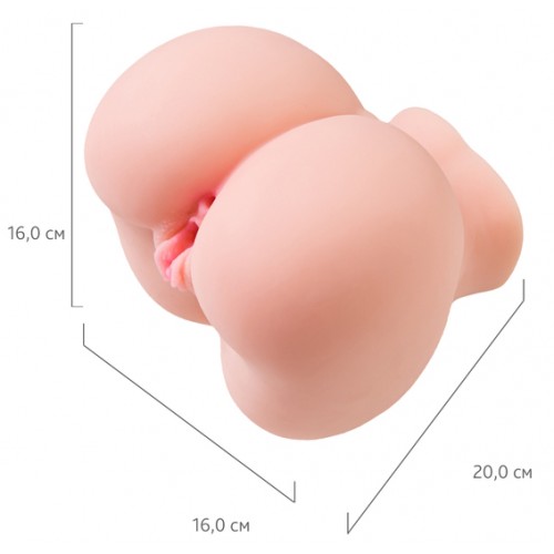 Мастурбатор реалистичный Juicy Pussy Giovanna, TPE, телесный, 20 см