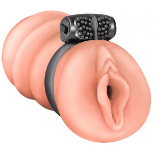 Мастурбатор с вибро-кольцом Satisfaction Magazine School mistress (иной угол)