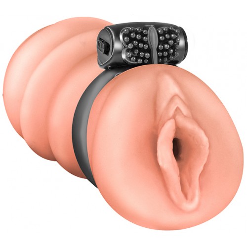 Мастурбатор с вибро-кольцом Satisfaction Magazine School mistress