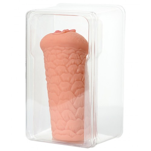 Мастурбатор реалистичный KOKOS ELEGANCE.003, TPR,телесный, 16 см