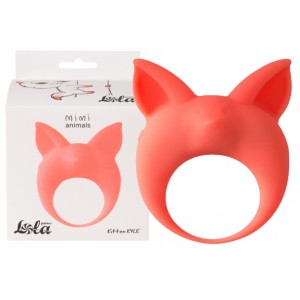 Эрекционное виброкольцо Mimi Animals Kitten Kyle Orange