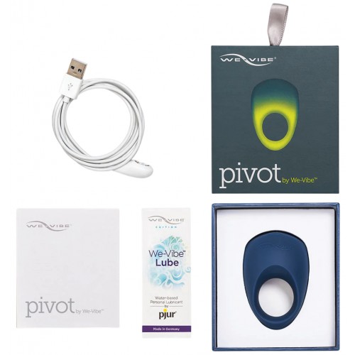 We-Vibe Pivot - перезаряжаемое эрекционное виброкольцо синее