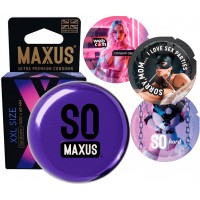 Презервативы в металлическом кейсе Maxus №3 XXL увеличенного размера