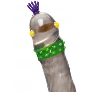 Презерватив черный Luxe Black Ultimate Грива Мулата с ароматом яблока (иной угол)