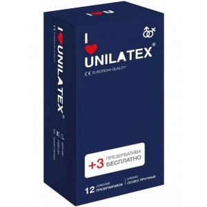 Особо прочные презервативы Unilatex Extra Strong 15 шт