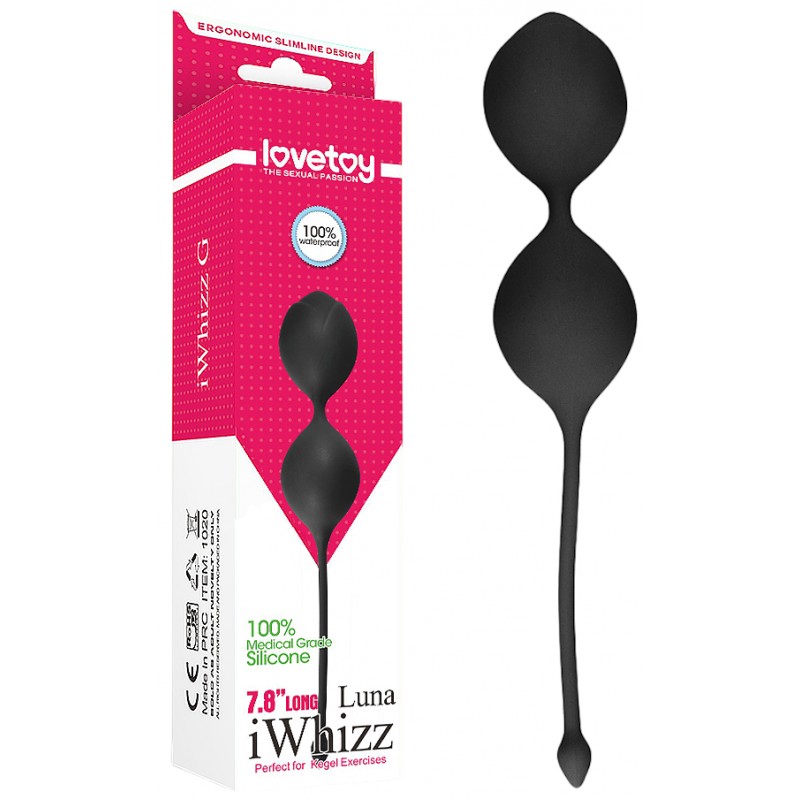 Вагинальные шарики iWhizz Luna черные