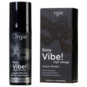 Гель для массажа ORGIE Sexy Vibe High Voltage с усиленным эффектом вибрации, 15 мл