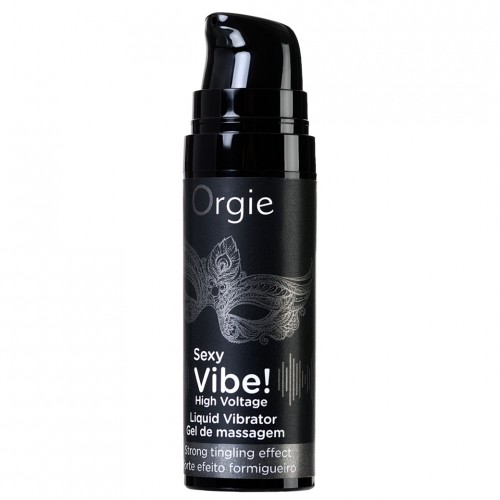 Гель для массажа ORGIE Sexy Vibe High Voltage с усиленным эффектом вибрации, 15 мл