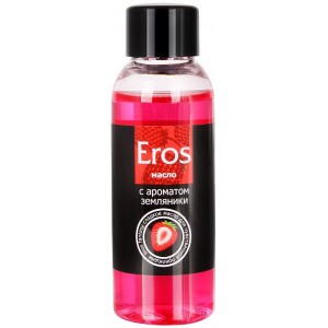 Массажное масло с ароматом земляники Eros Exotic 50 мл (иной угол)