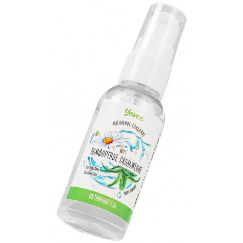 Увлажняющая гель-смазка Yovee «Комфортное скольжение» с Д-Пантенолом, алоэ и ромашка, 50 мл