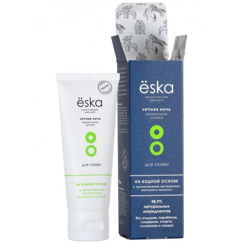 Ёska Летняя ночь натуральная интимная смазка с васильком и мелиссой 75 мл