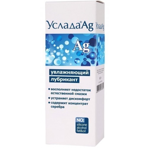 Гель-лубрикант Услада с серебром 60 гр